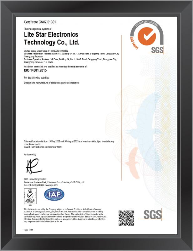 SGS ISO 14001-2015